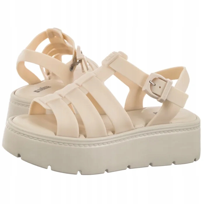 Boty Damksie Sandály na platformě Melissa Ad 37065 Béžová