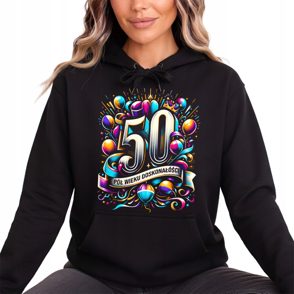 Na 50 Urodziny Dla Kobiety Bluza Damska Śmieszny Dziewczyny M