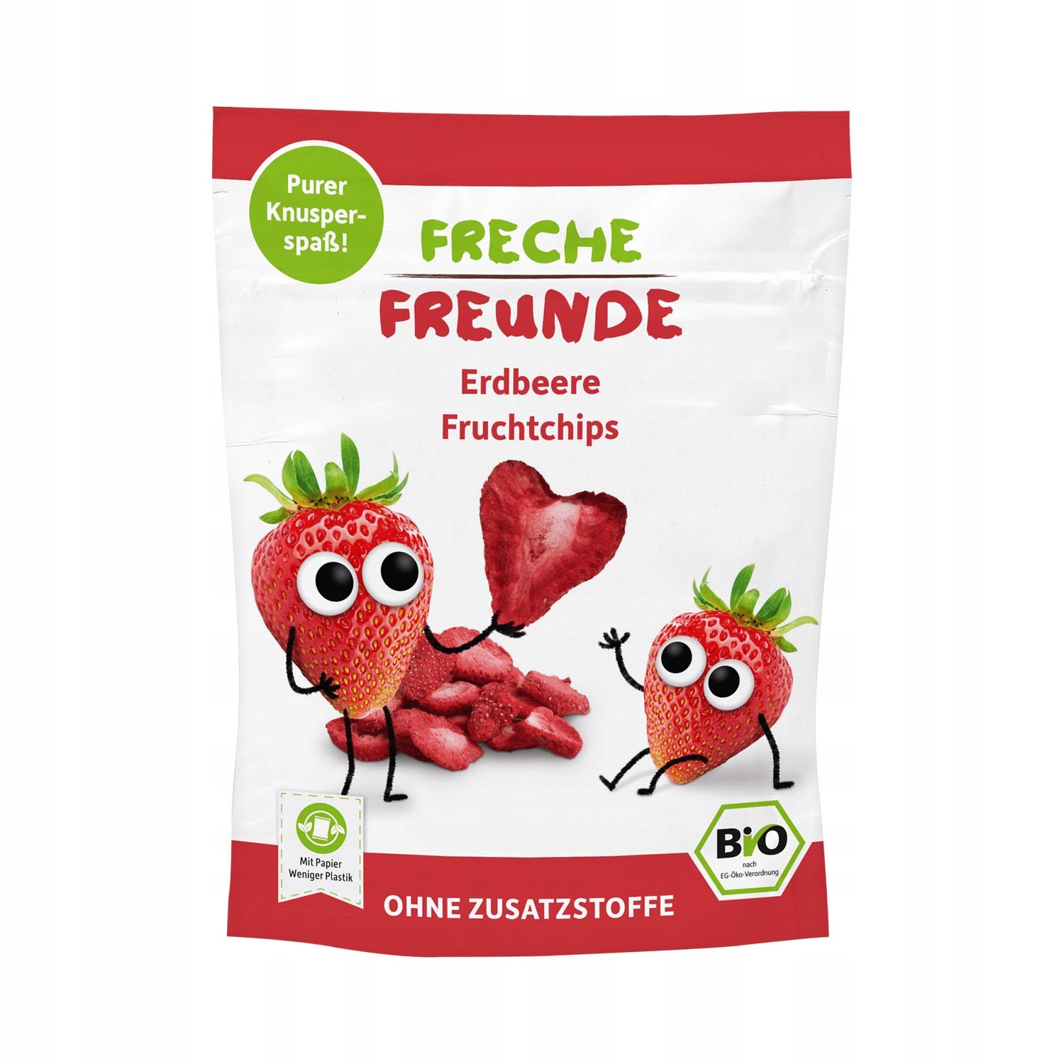 FRECHE FREUNDE BIO CHIPSY OWOCOWE TRUSKAWKA 12g