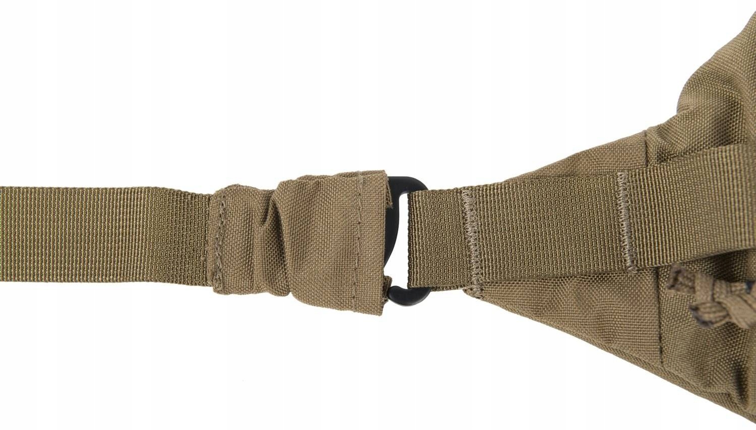 NERKA MĘSKA Saszetka Turystyczna biodrowa Bandicoot Helikon Czarna torba Materiał dominujący poliester