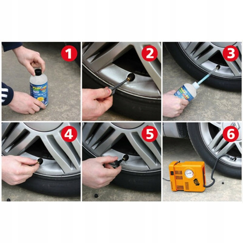 KOMPRESOR KOLO ZAPASOWE ZESTAW NAPRAWCZY Z PLYNEM Manufacturer n Inny