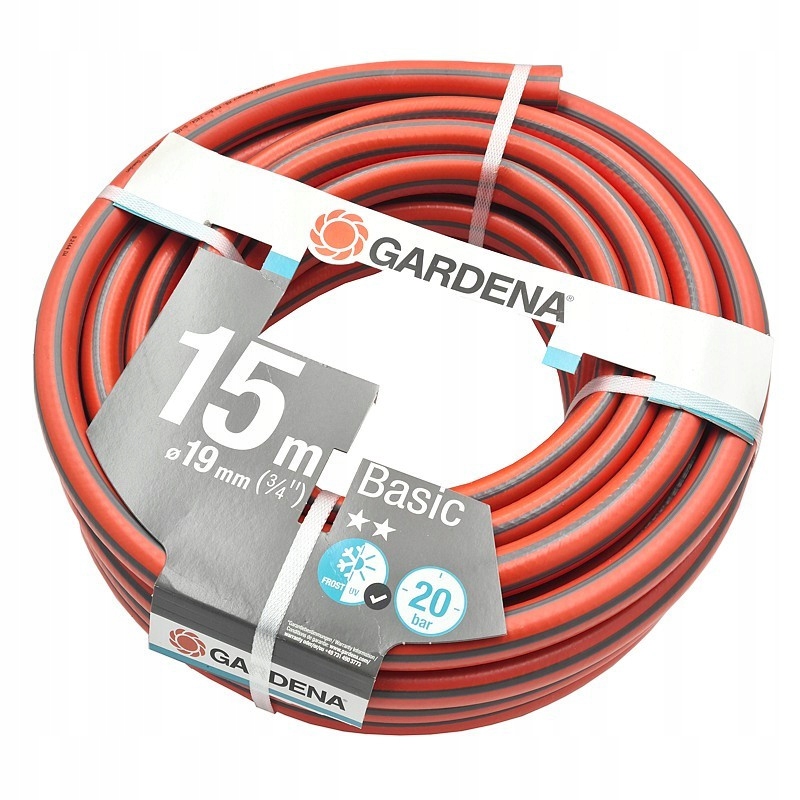 Wąż ogrodowy z akcesoriami Basic 3/4 15m Gardena