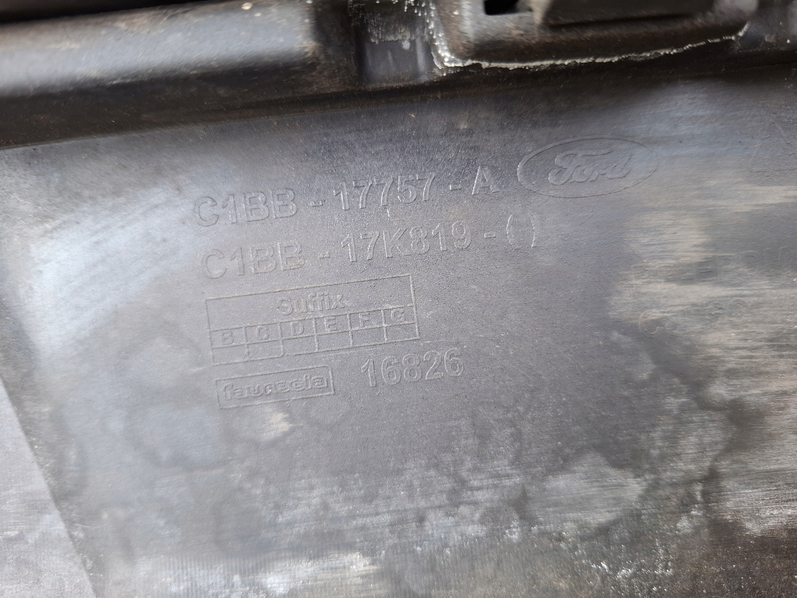 bumper front front FORD FIESTA MK7 LIFT 12