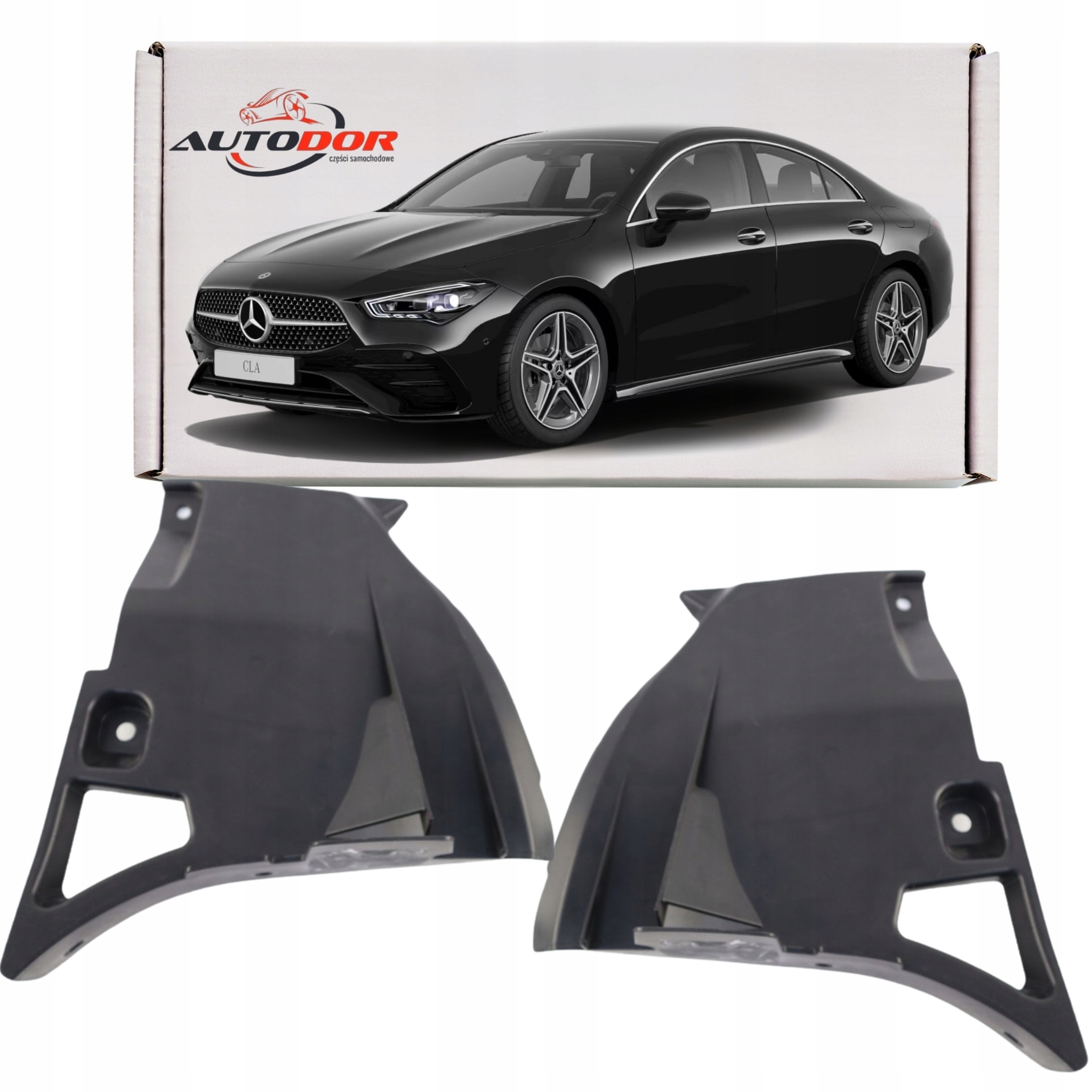 Mercedes Cla W118 2019 Kryty Spodních Podběhů Trojúhelníků Pravé Levé Sada