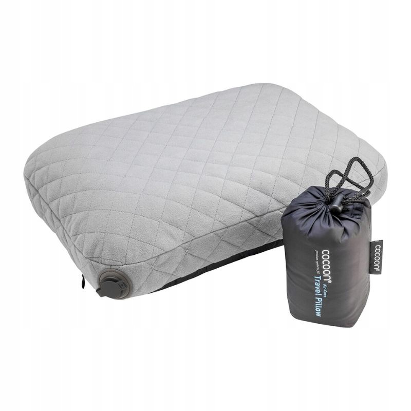 Poduszka podróżna Cocoon Air-Core Pillow Charcoal/Smoke Grey