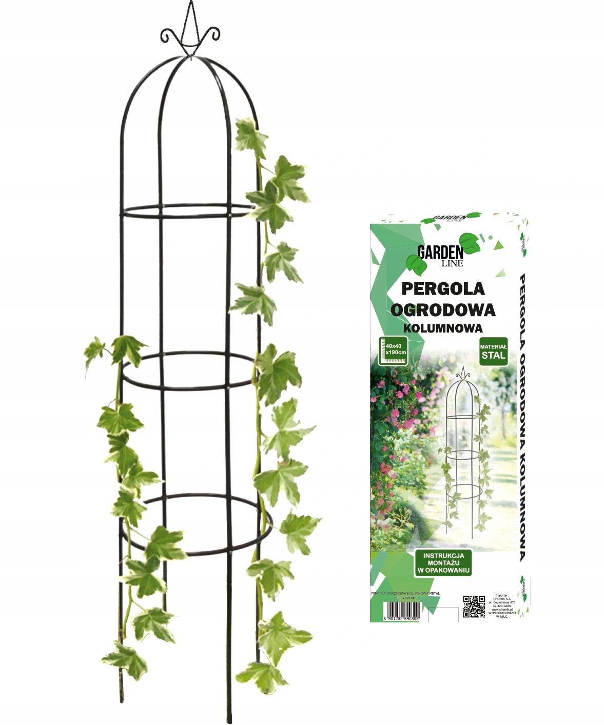 

Pergola Ogrodowa Kolumnowa Na Róże Kwiaty Kotwy