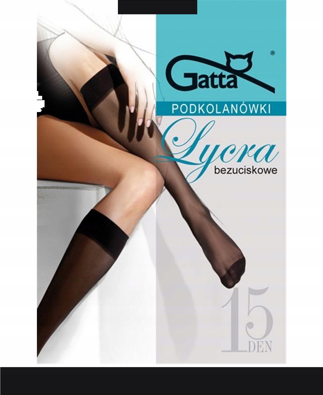 

Gatta Podkolanówki Lycra połmat 15 den