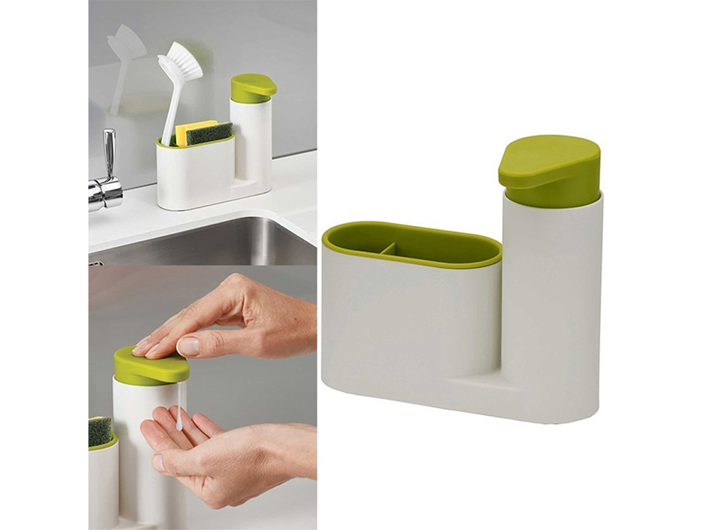 dozownik kuchenny organizer na mydło płyn gąbkę  15801 — 3