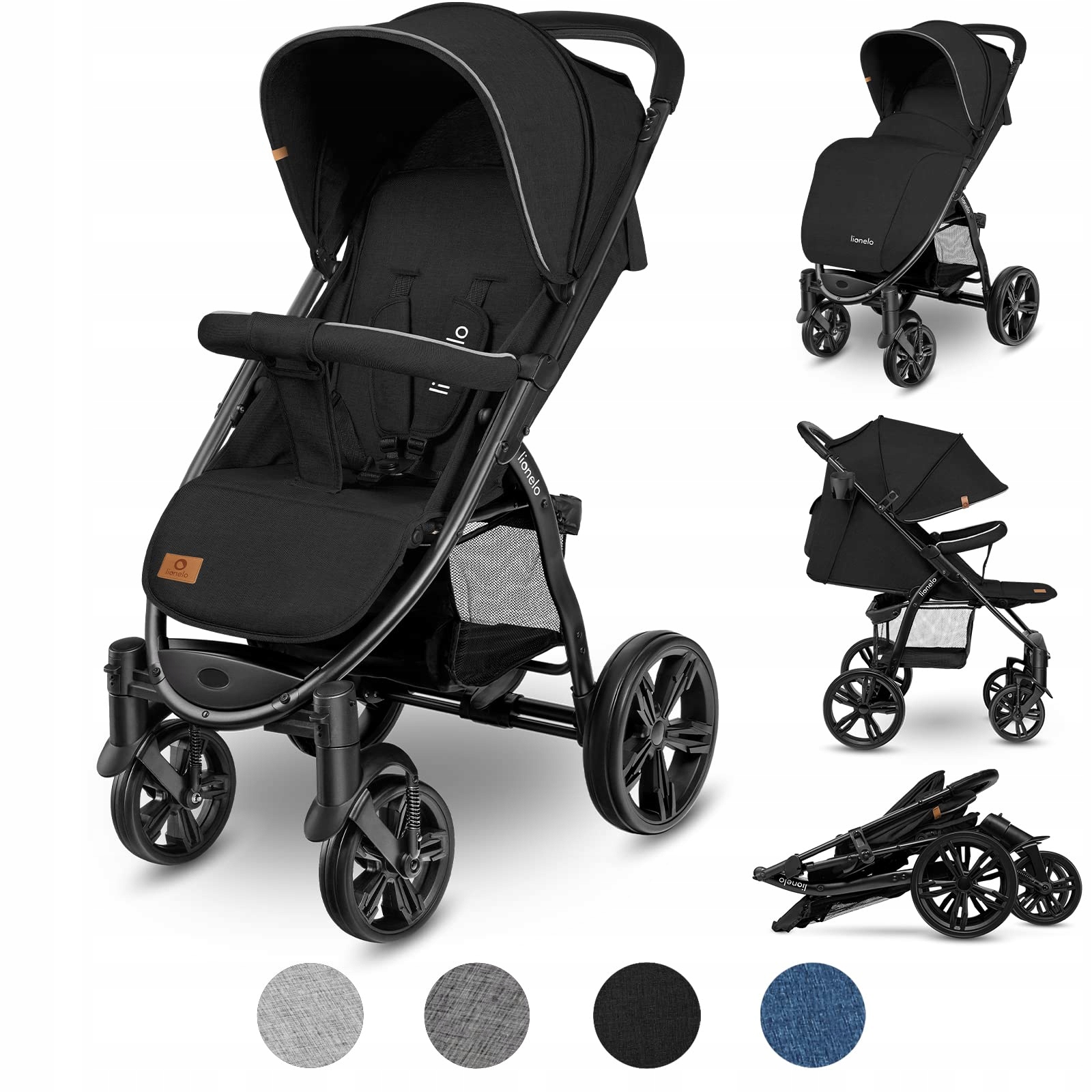 Lionelo Annet Plus wózek spacerowy do 22 kg,