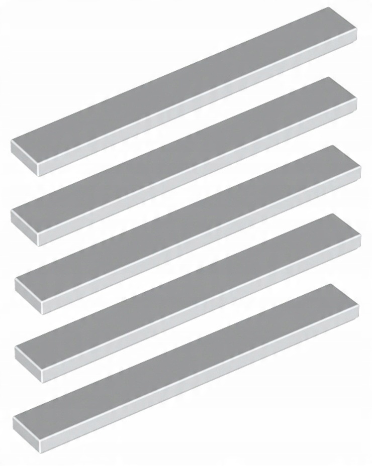 

Lego Płytka Płaska 1x8 Biały/White 4162/416201 x5