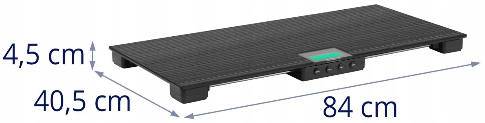 Waga paletowa płozowa 2500kg 0,5kg 100x10cm Steinberg SBS-BS-2500 10030927
