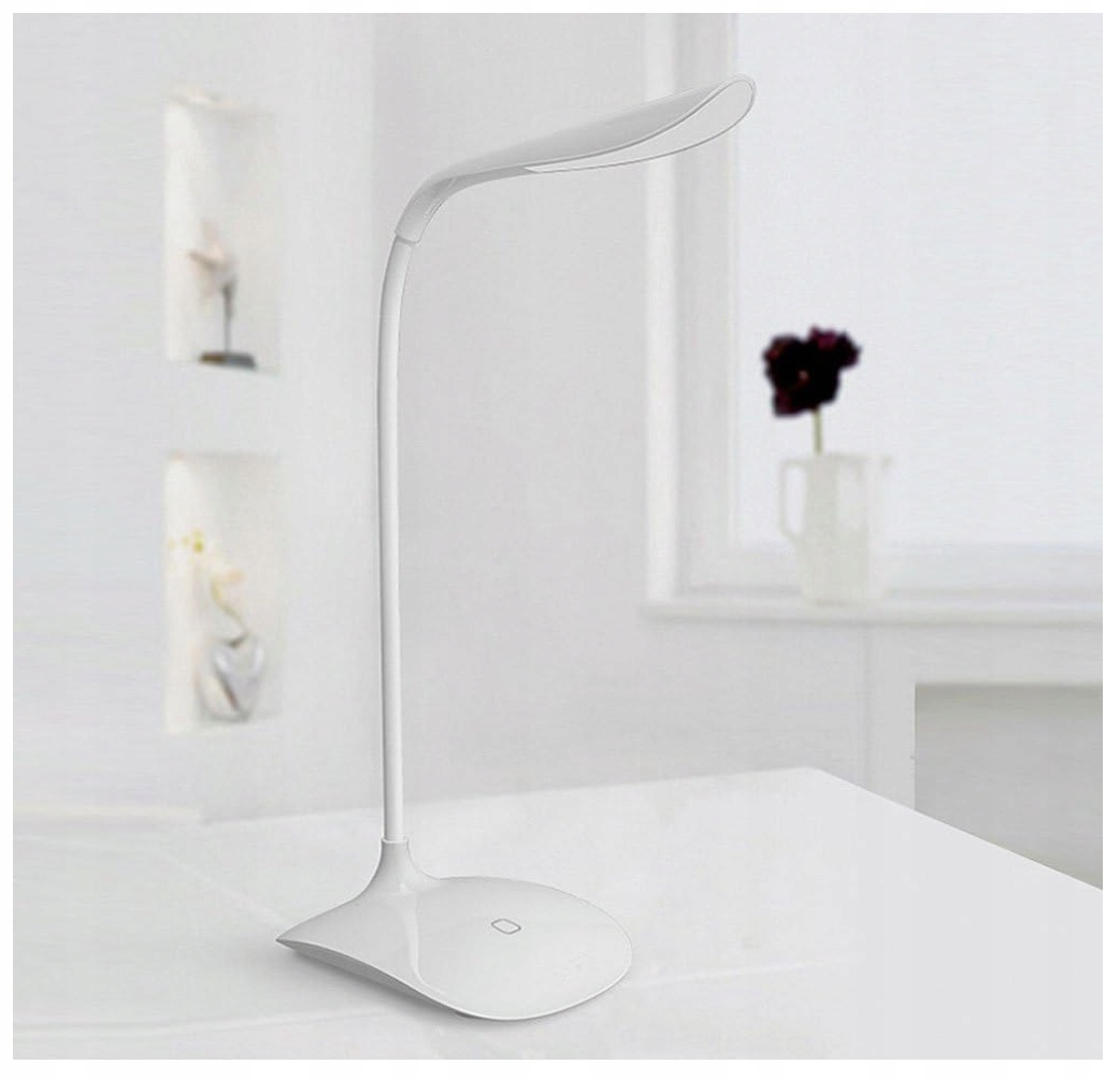 LAMPA LAMPKA BIURKOWA NA BIURKO SZKOLNA 14 LED DOTYK USB BEZPRZEWODOWA Kolekcja MFC