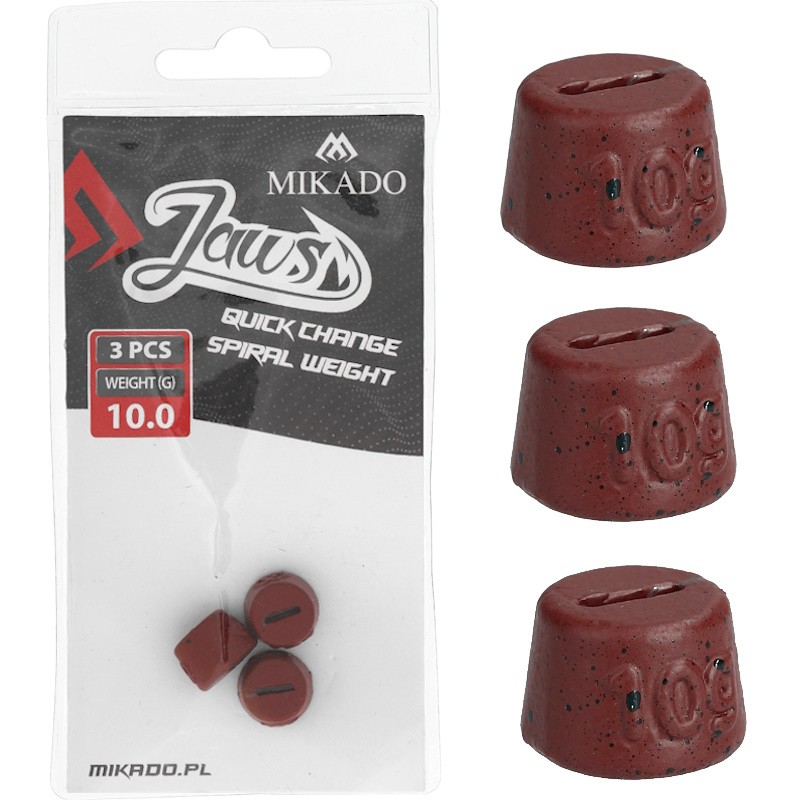 Wymienne Obciążenie Do Wkrętów Mikado Jaws Quick Change Spiral 10g 3szt.