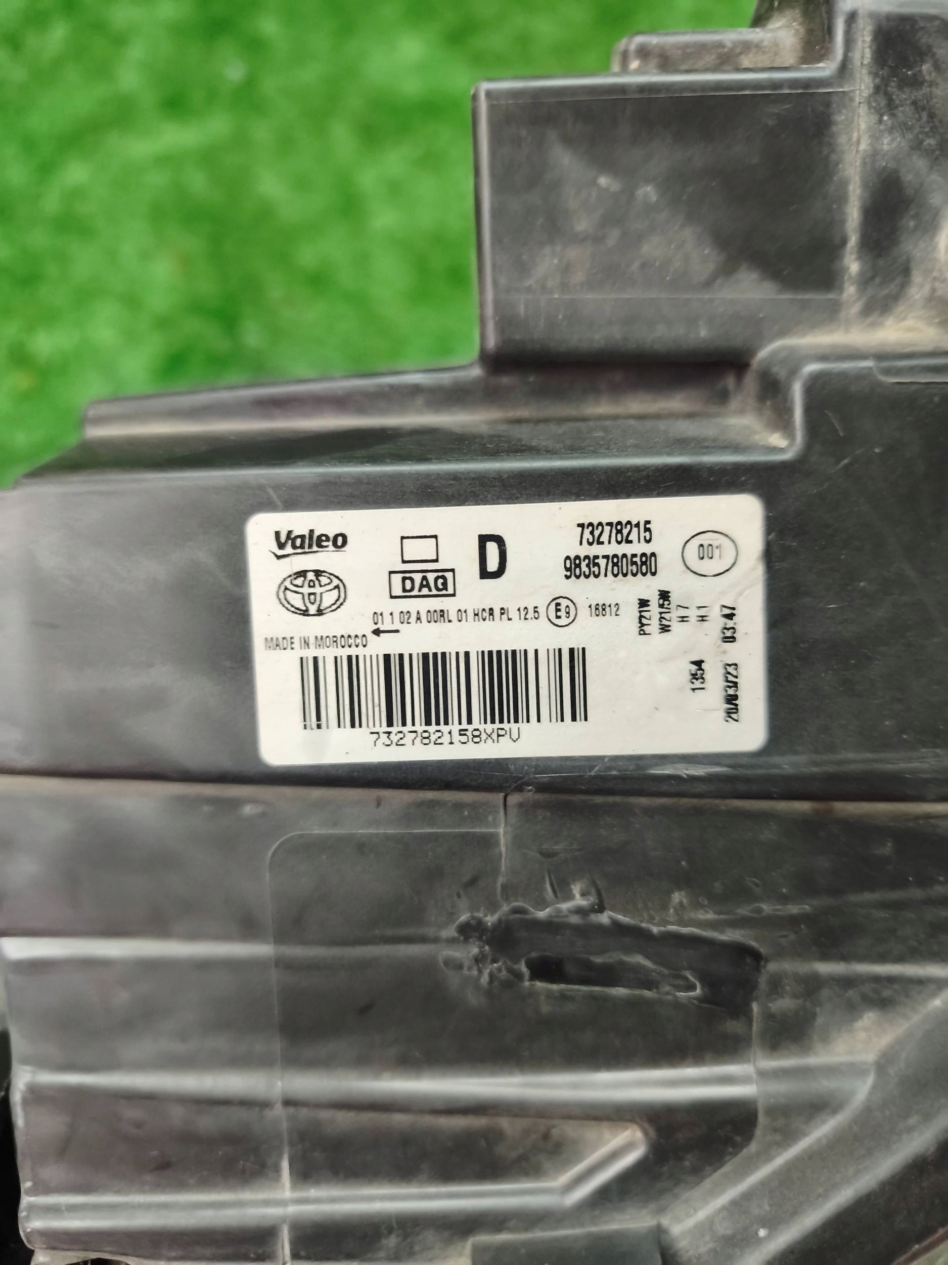 REFLEKTOR right front TOYOTA PROACE CITY VERSO NR.1116