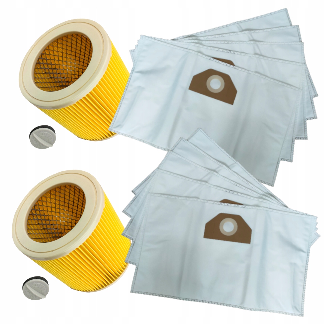 20x WORKI 2x FILTR DO ODKURZACZA KARCHER MV3 WD3