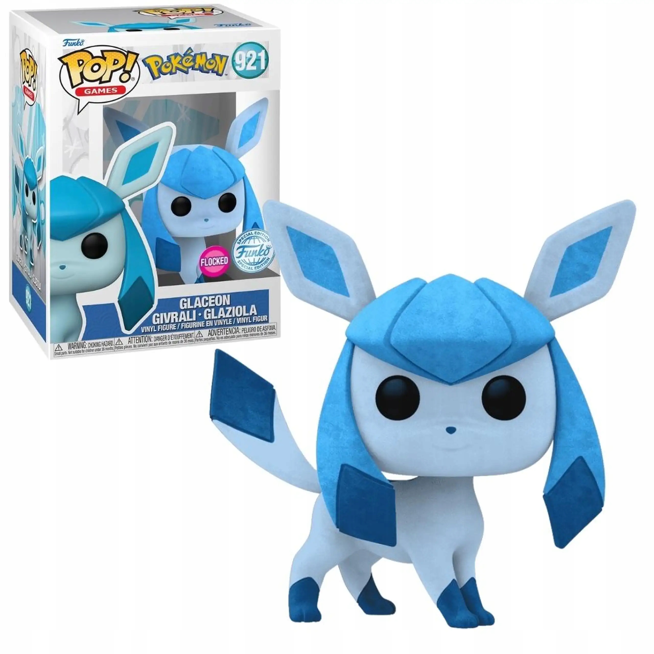 Funko Pop! Glaceon Flocked Pokémon #921