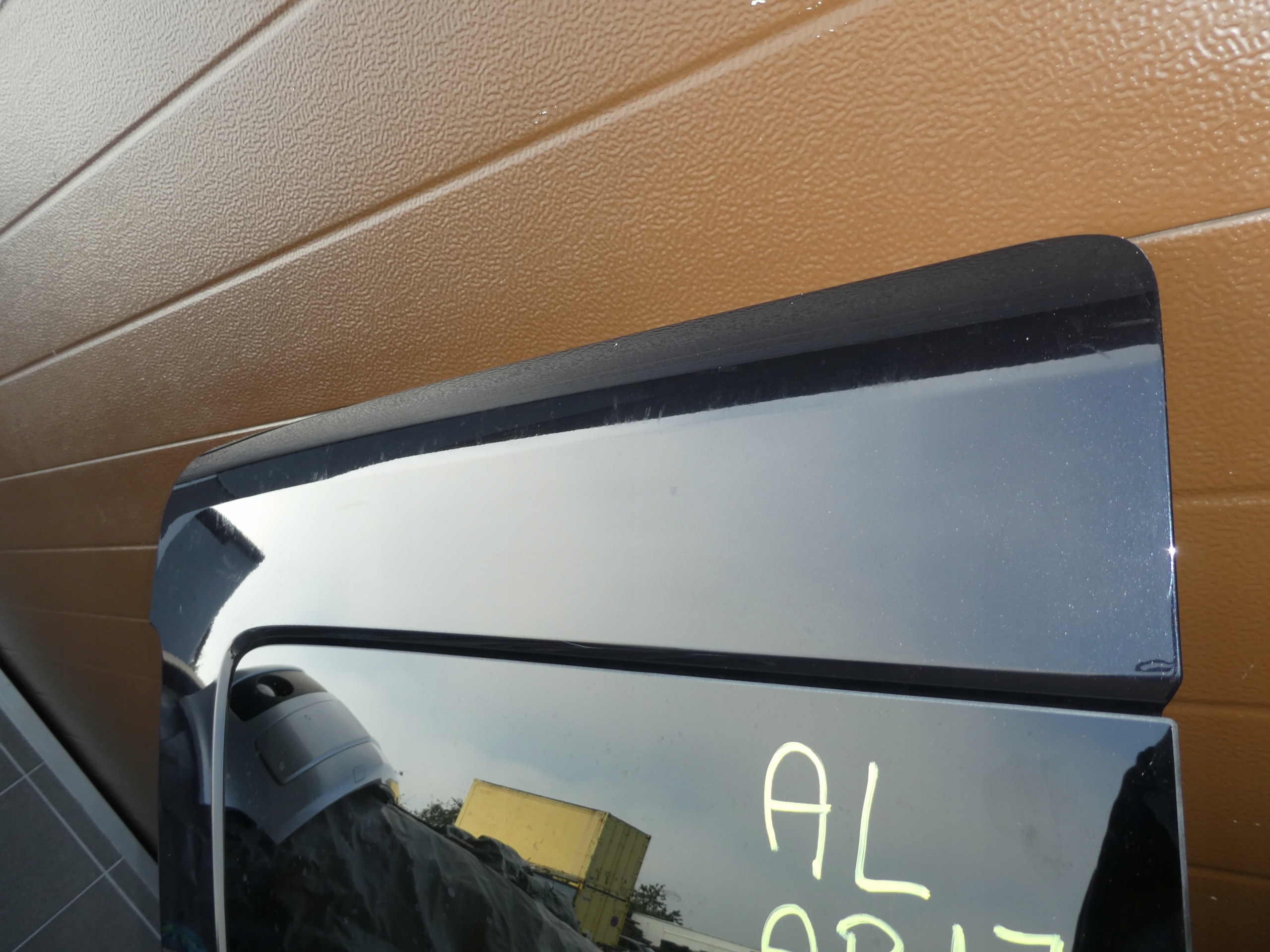 VW CADDY complete door left rear part sliding black,