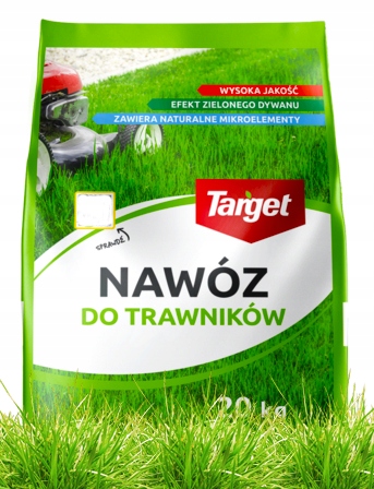 Target Nawóz do trawników trawy z mikroelementami gęsta zielona trawa 20 kg