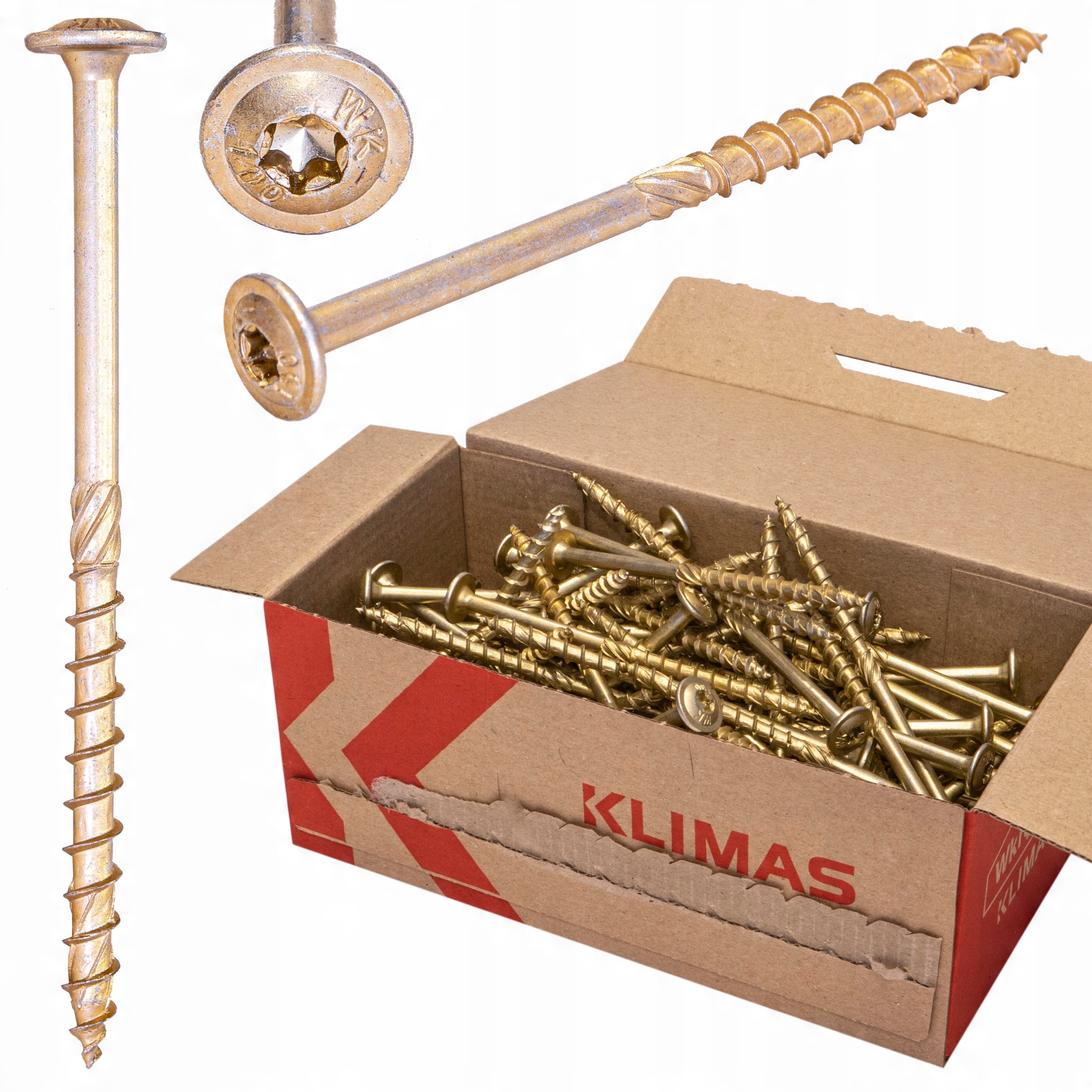 

Wkręty ciesielskie Talerzowe do drewna Torx 8x100