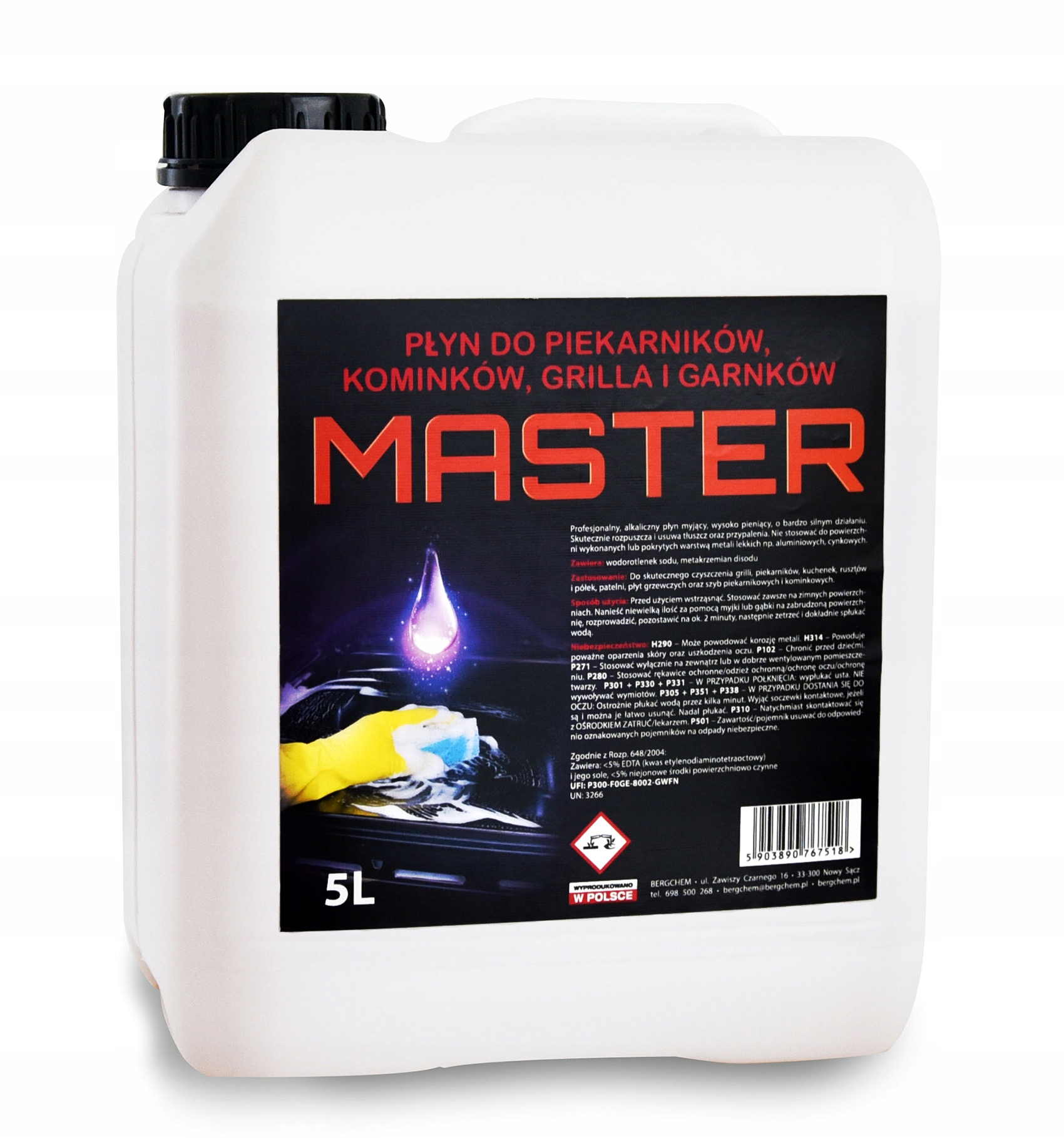 Levně Kapalina do trouby krbu grilu Master 5l