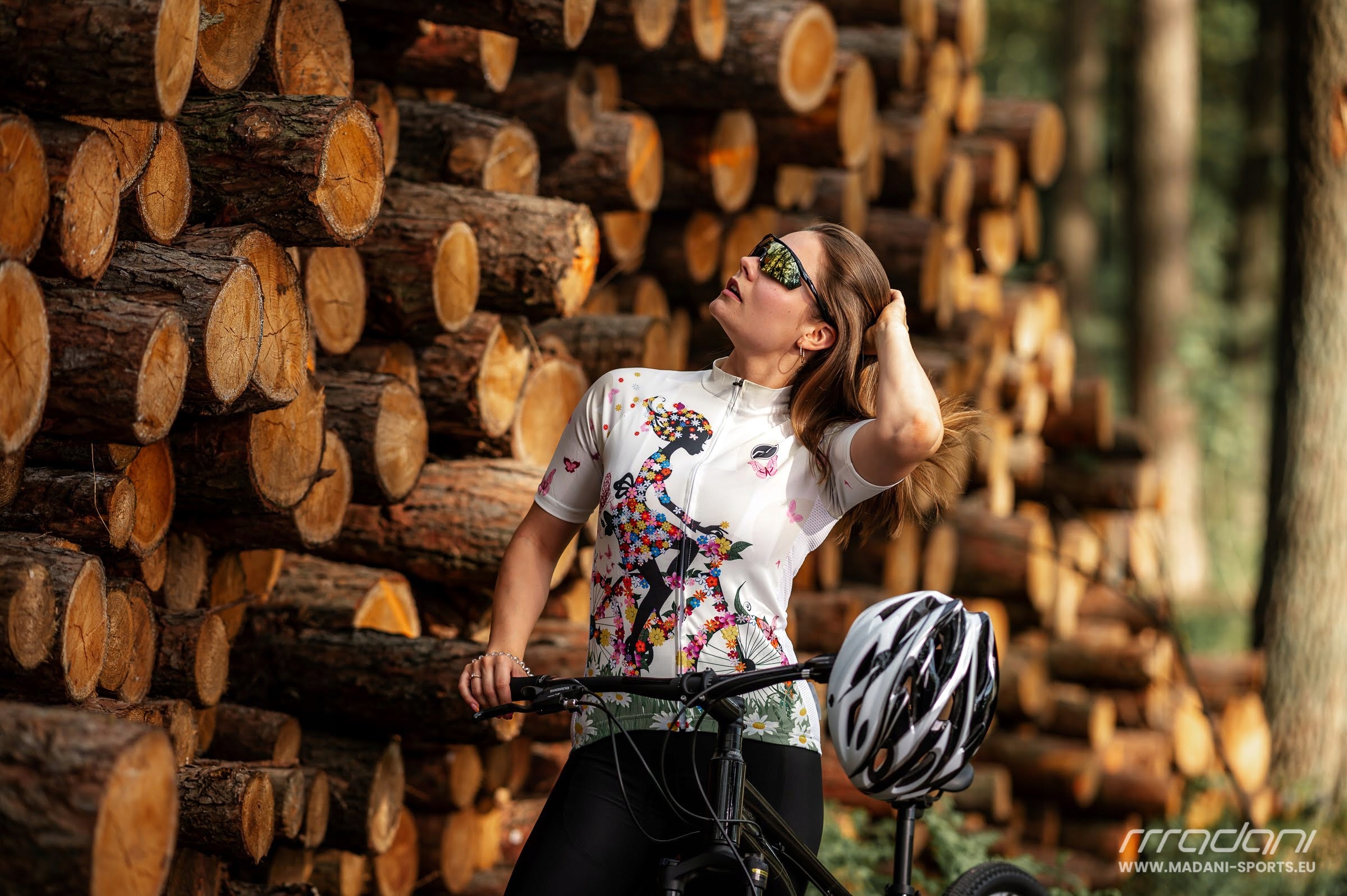 Koszulka rowerowa damska Spring, r. M Rękaw krótki rękaw