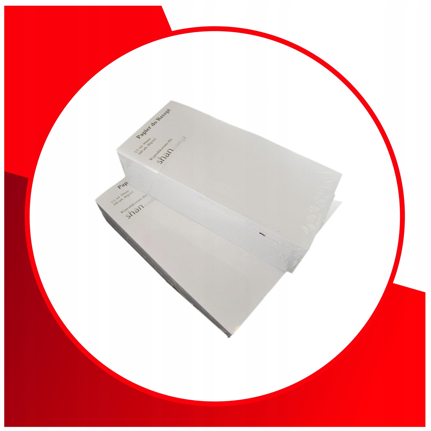 PAPIER DO WYDRUKU RECEPT (RECEPTY) 500 ARK. EAN (GTIN) 5902768991697