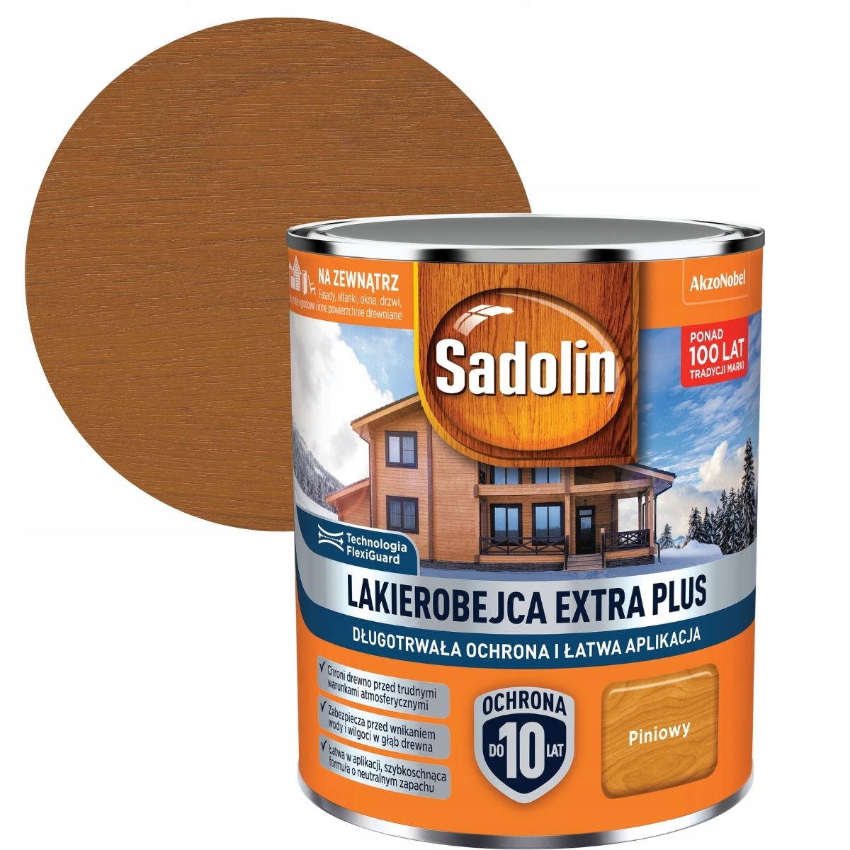 Sadolin Lakovací Nátěr Na Dřevo Extra Plus 4,5 L Pinia