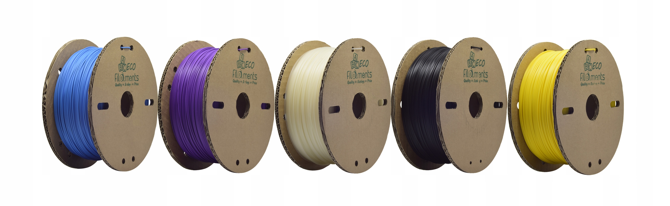 

Zestaw 5x1 kg Abc Eco Filaments Pla 1,75 mm