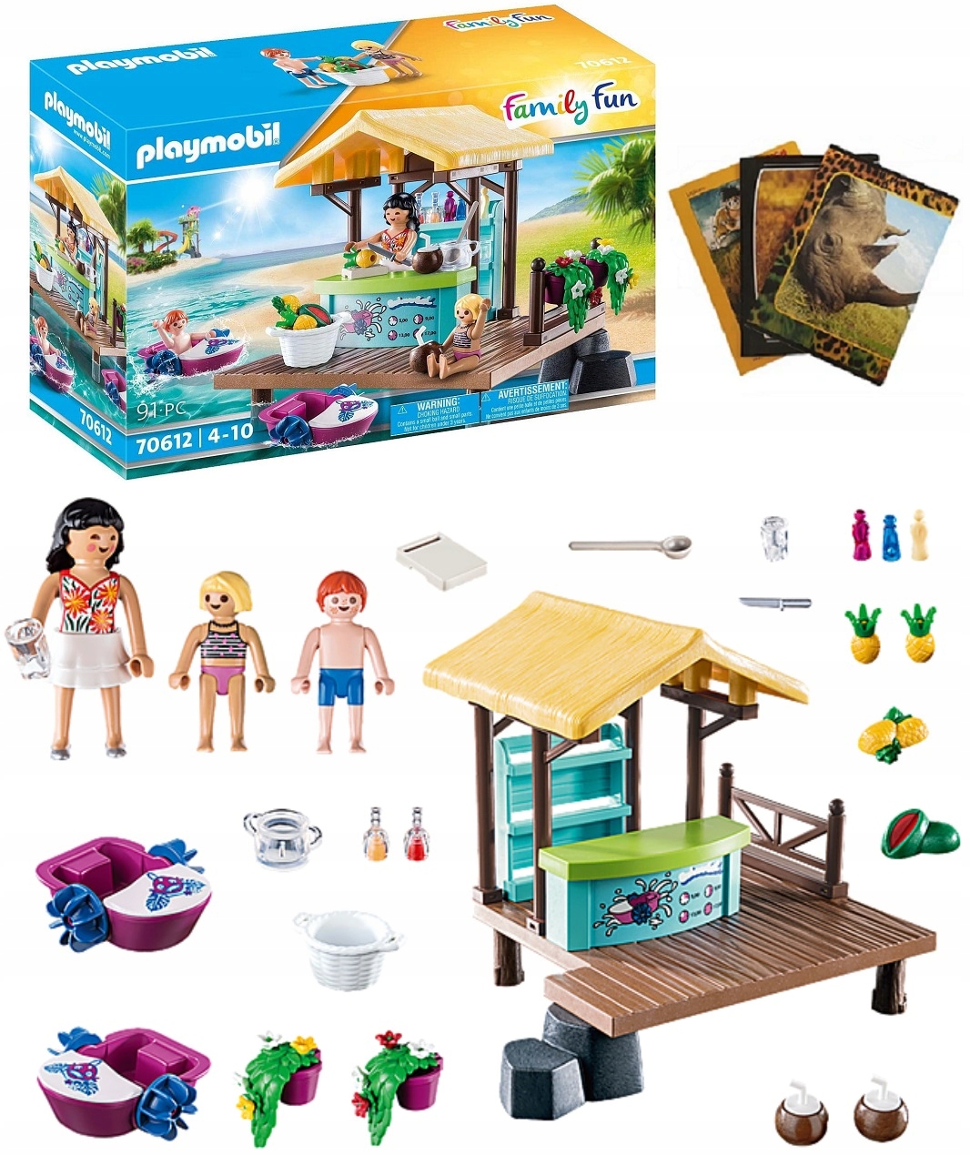

Playmobil 70612 Bar z sokami i wypożyczalnią
