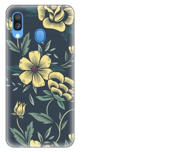 

Etui pokrowiec Samsung Galaxy A40 Floral kwiaty