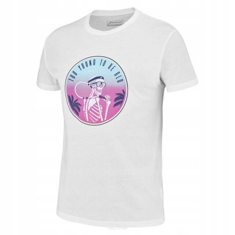 Koszulka tenisowa Babolat Exercise Message r.XL Rozmiar XL