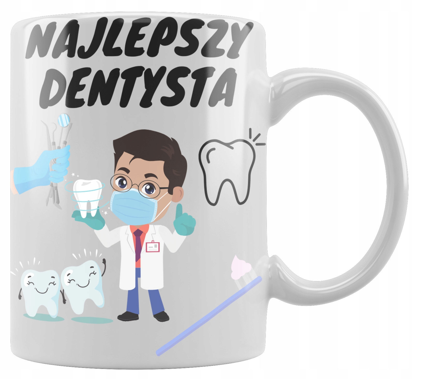 

Kubek Z Nadrukiem Najlepszy Dentysta