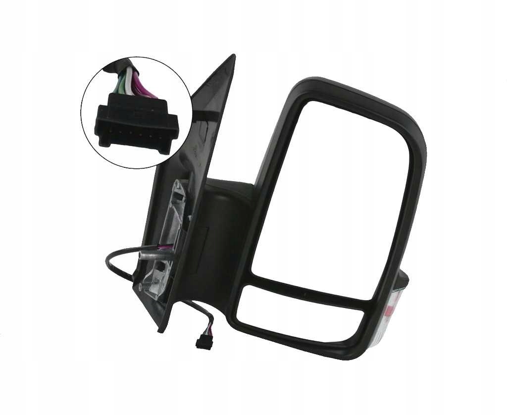Elektrické Zrcátko Krátké Pravé Vyhřívané 6-PIN Sprinter Crafter 2006-