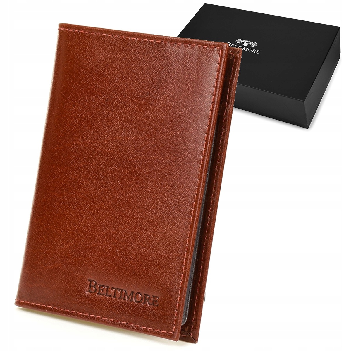 

Etui na dokumenty karty skórzane slim Beltimore