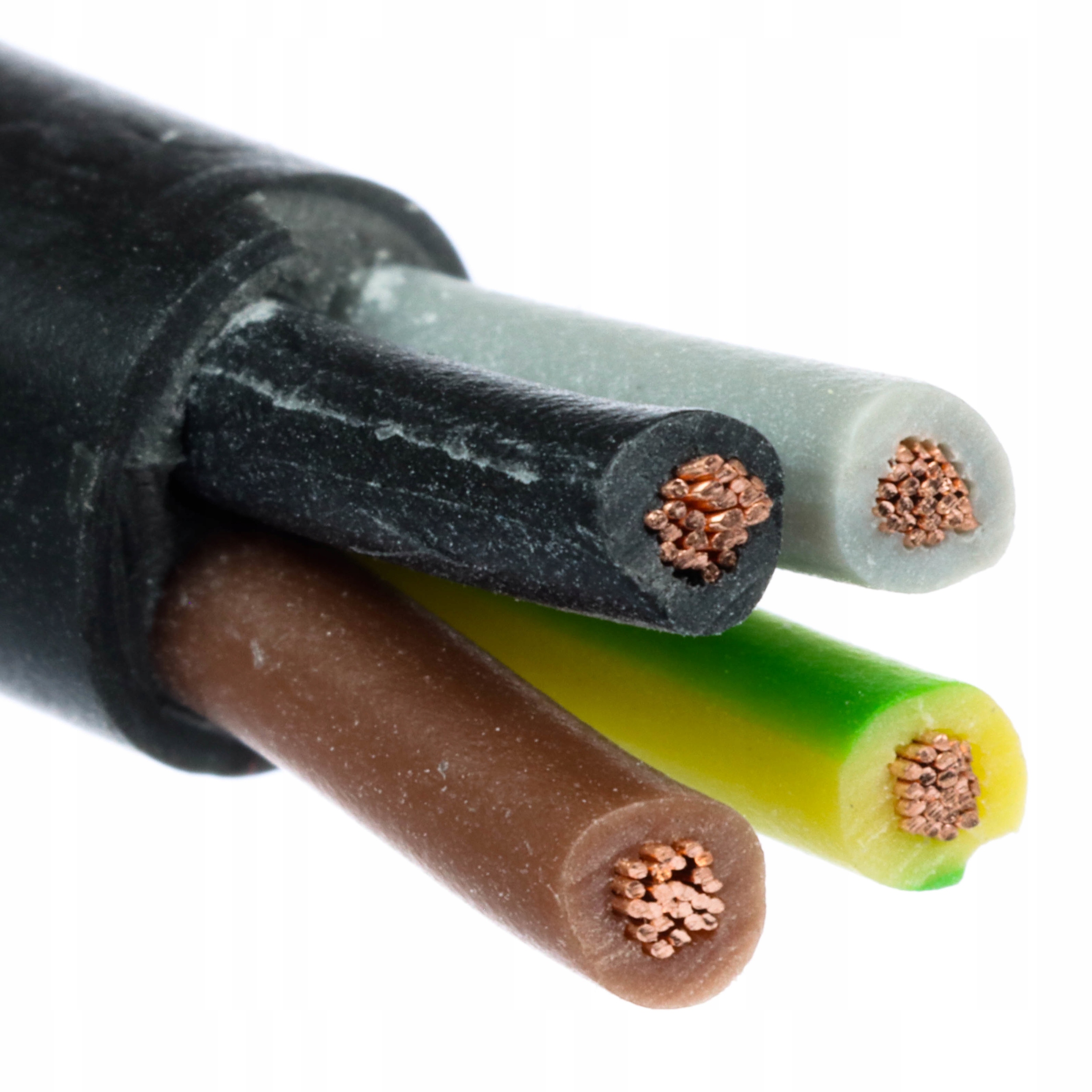 

Kabel elektryczny 4-żyłowy czarny Owy 4x1 20m
