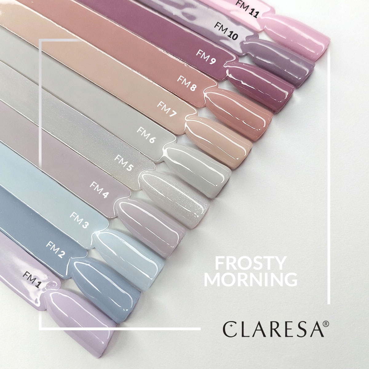 CLARESA Soak Off UV/LED lakier hybrydowy 3 5g Marka Claresa