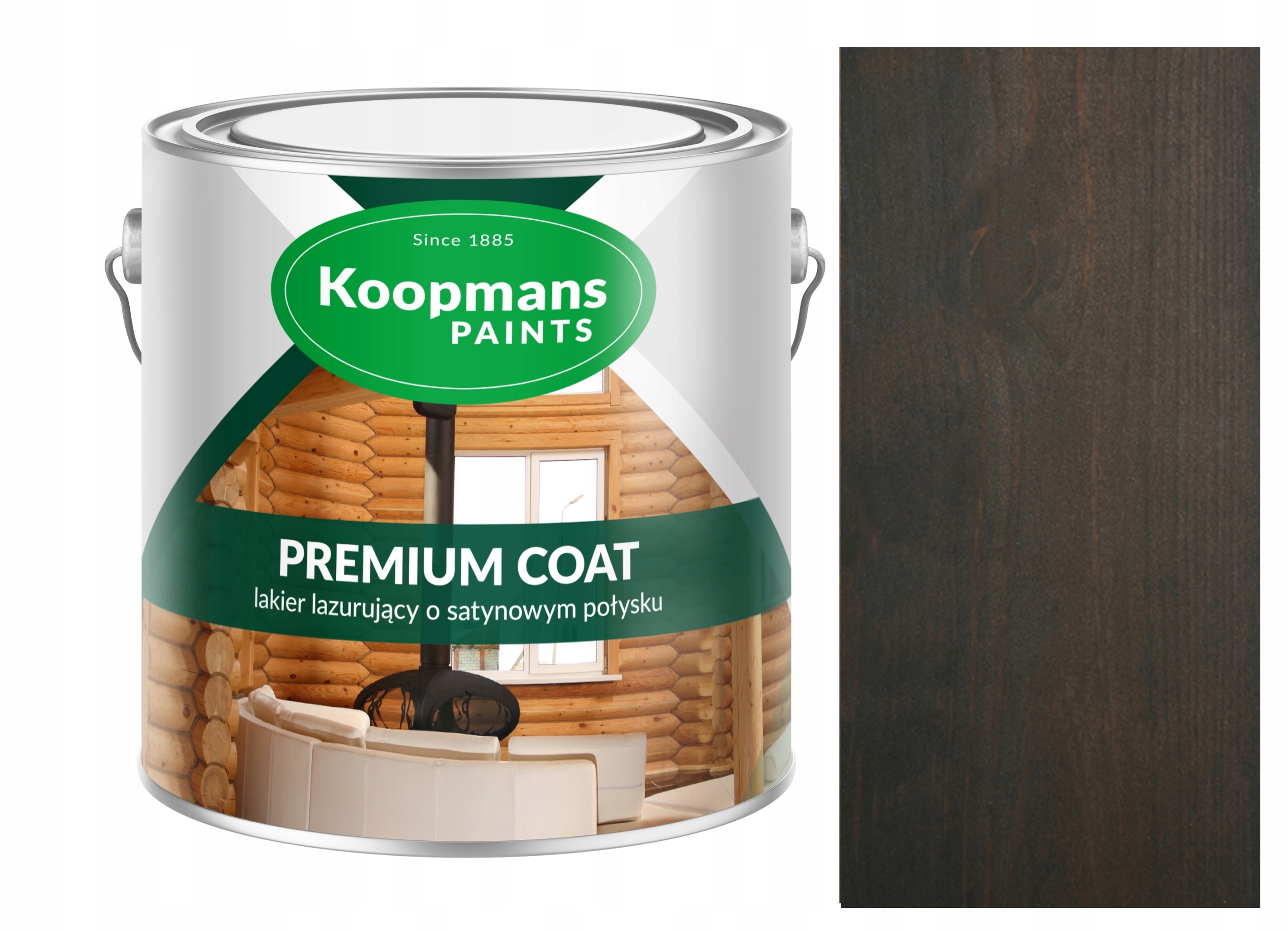 Koopmans Premium Coat 5L Akrylový Lak Na Drevo Ebenové Drevo 195