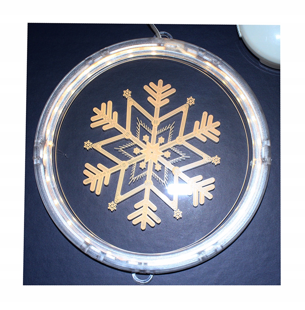 WITRAŻ 3D LED ŚWIĄTECZNE LAMPKI NA OKNO GWIAZDKA Marka inna