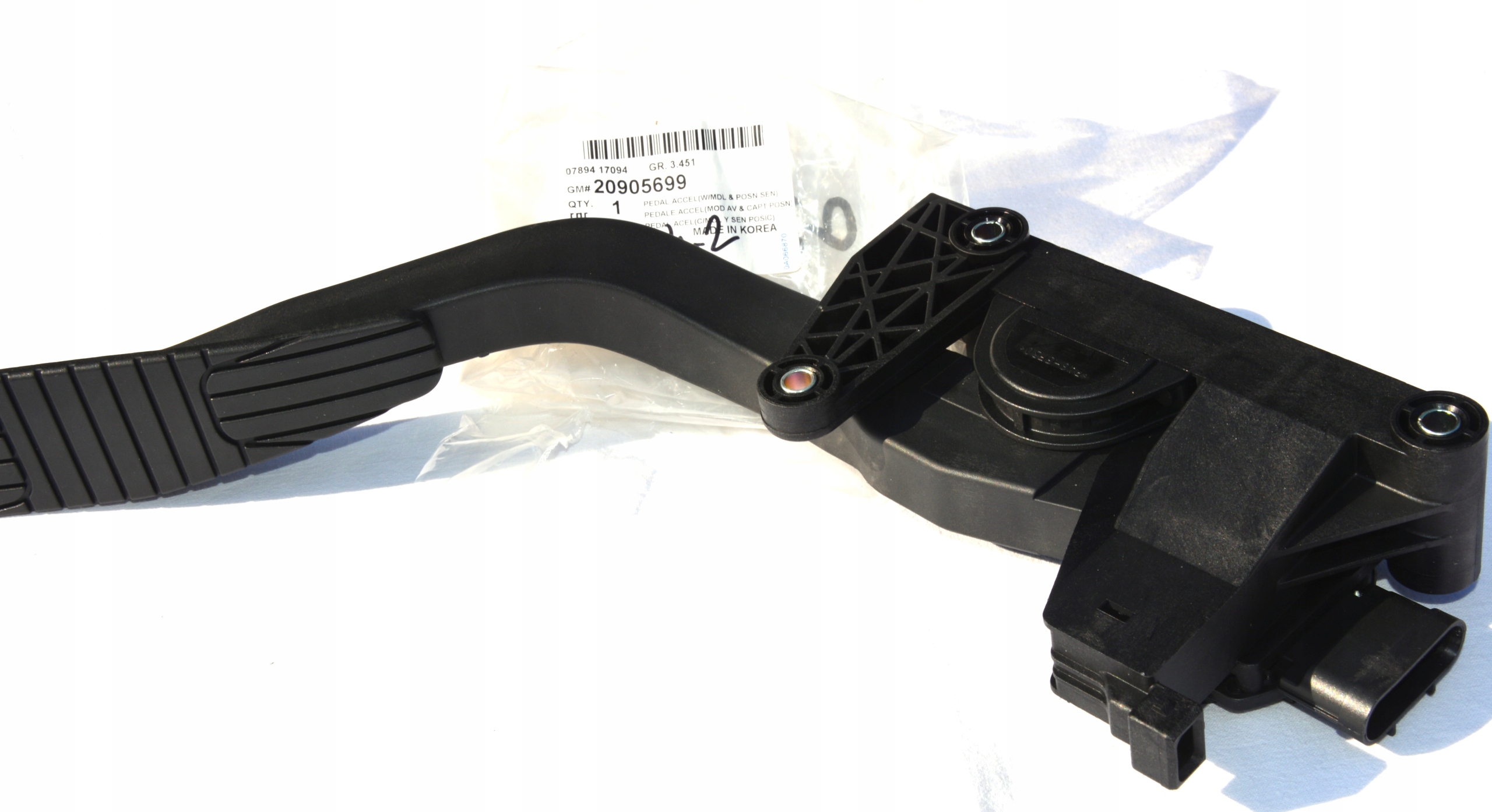 96625893 - ПЕДАЛЬ АКСЕЛЕРАТОРА CAPTIVA ANTARA З МОДУЛЕМ OEM 20905699