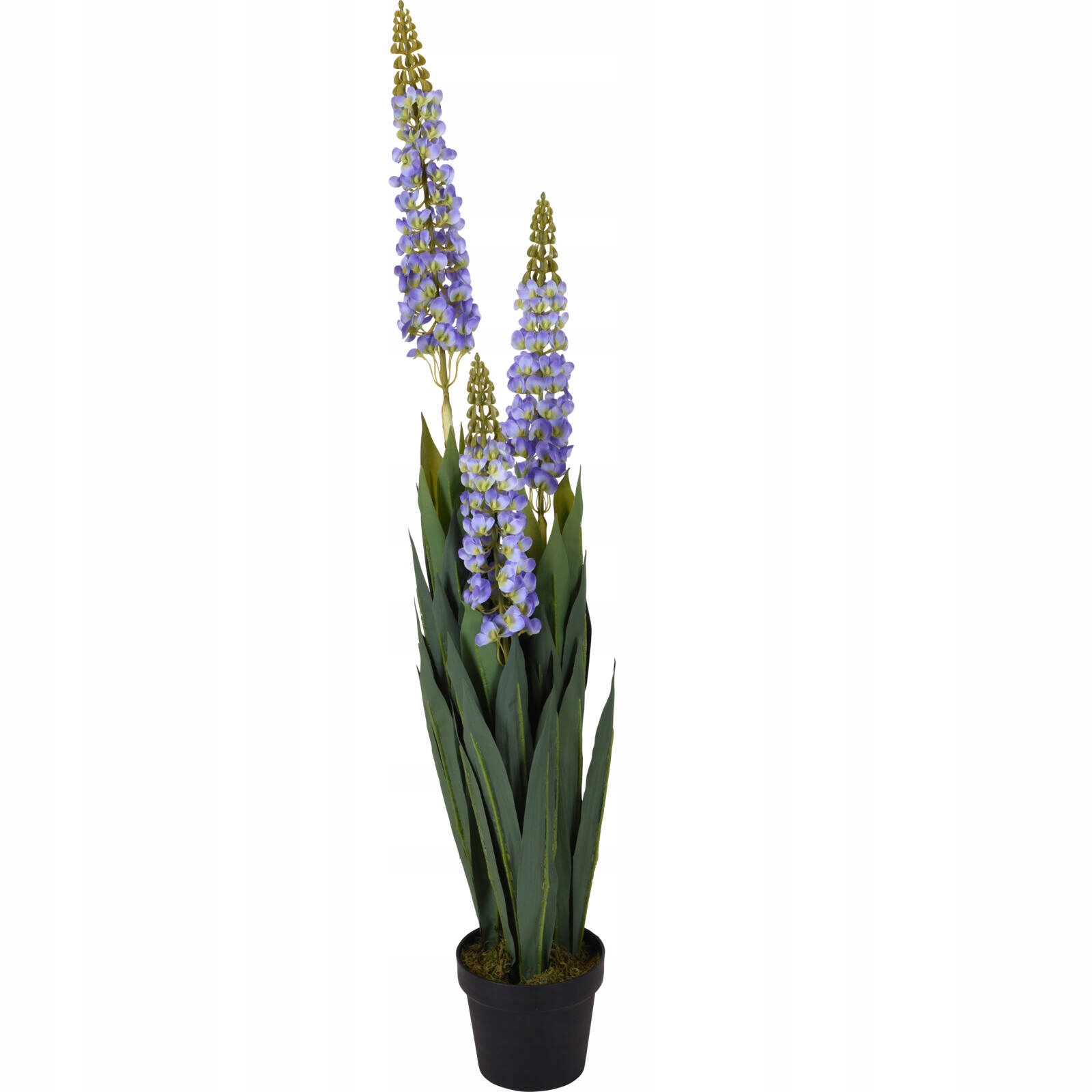 Umelý Kvet V Kvetináči Lubiny Fialová Umelá Rastlina V Kvetináči 120 cm