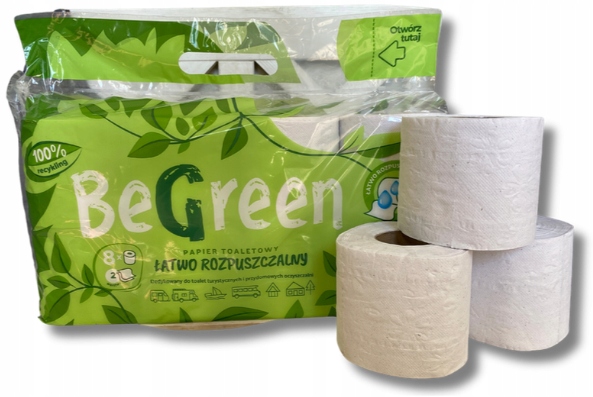 PŁYN DO TOALET TURYSTYCZNYCH CAMPTOILET 1L BLUE FRESH + PAPIER 8 ROLEK Marka inna