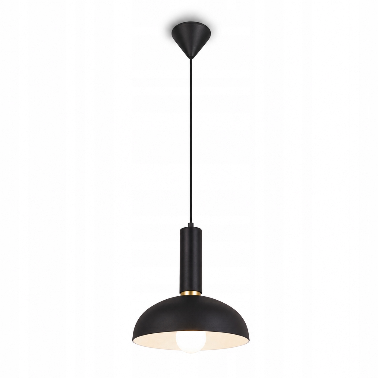 Závěsná lampa do kuchyně Led Černá nad stůl Jednotlivá stropní Loftová e27