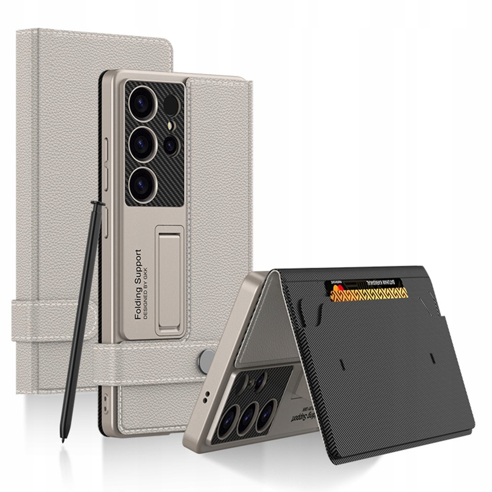 Etui z klapką do Samsung Galaxy S25 Ultra, Gkk Card Slot Wallet, portflel
