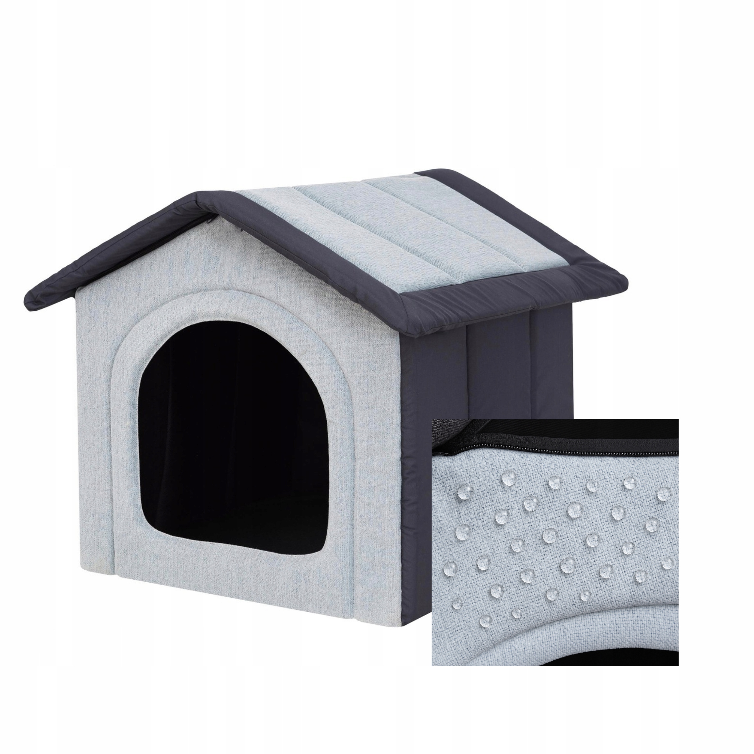 Domeček pro psa z látky – praktická bouda pelíšek – R1 38 x 32 cm