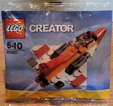LEGO 30020 Creator - Jet KLOCKI 47 Elementów od 6 lat
