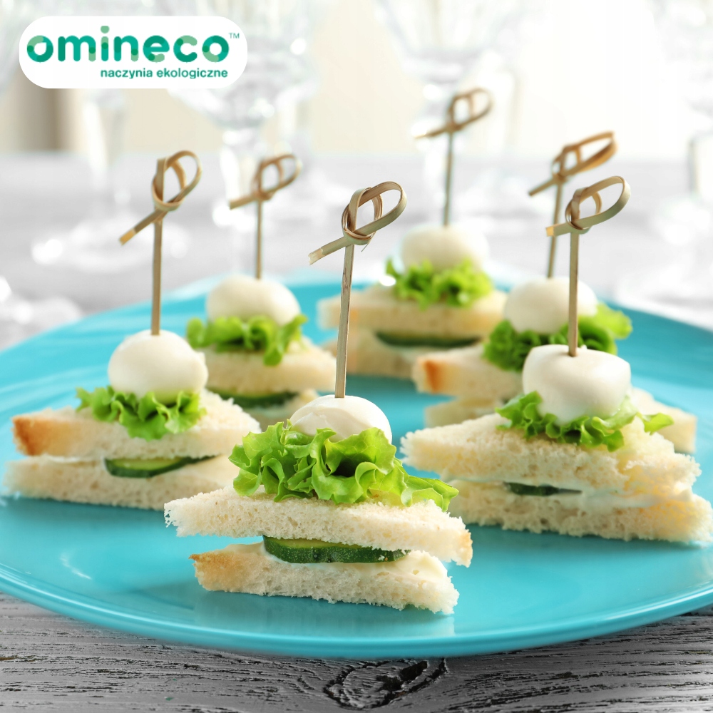 Fingerfood patyczki bambusowe Knot 18 cm 250 szt. Rodzaj patyczki