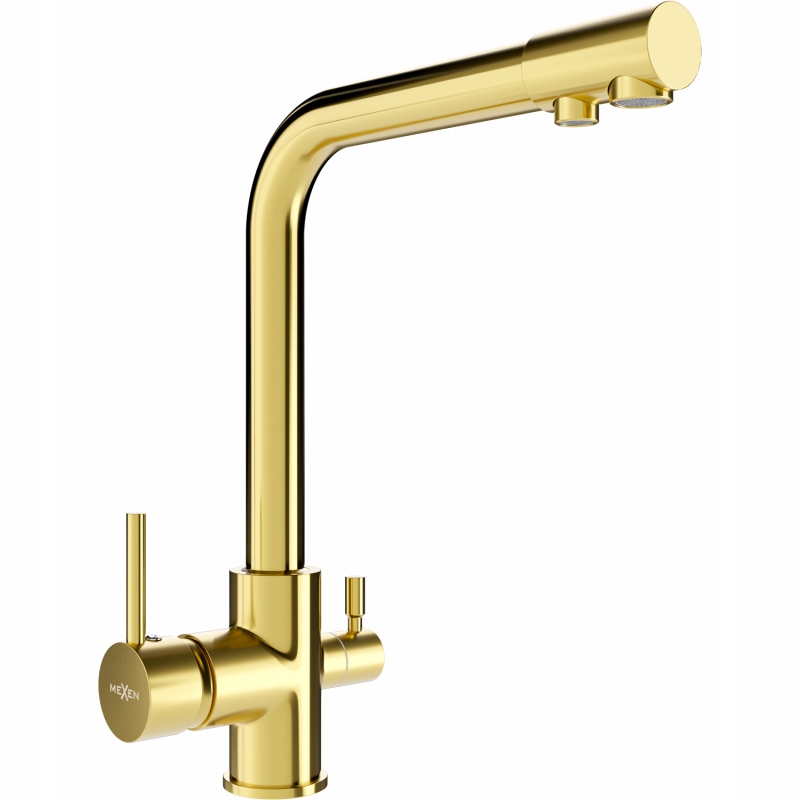Mexen Duero kuchyňská baterie, Zlatá