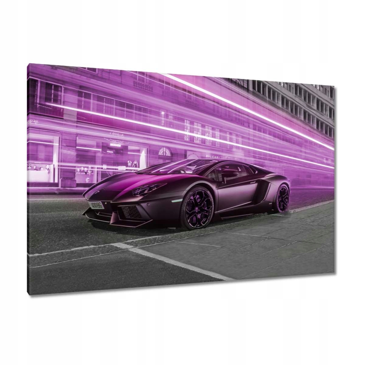 Obrazy 120x80 Fialové sportovní auto