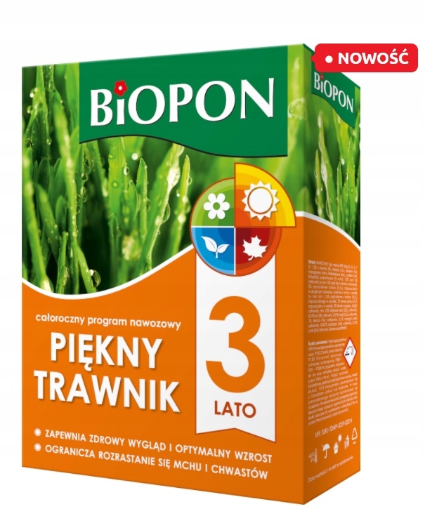 

Biopon Nawóz do traw Piękny Trawnik 3 Lato