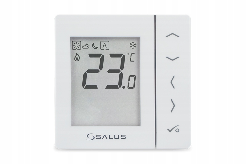 

Salus VS35W dobowy cyfrowy regulator temp. Biały